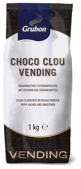 KST Proefpakket-100% Arabica -1 Zak KST Slow Roast 100% Arabica Koffie 1kg. -1 zak Grubon Topping 100 1kg.- 1 zak Cacao Choco Clou Vending 1kg.