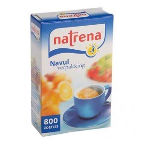 Natrena Zoetjes navulverpakking 800 tabletten