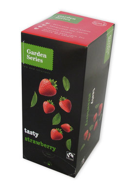 Garden series Tasty Strawberry Fairtrade 25 x 2 Gram