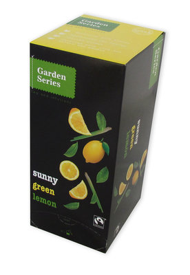 Garden series Sunny Green Lemon, Fairtrade 25 x 2 Gram
