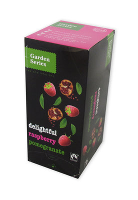 Garden series Delightful Raspberry Pomegranate , Fairtrade 25 x 2 Gram
