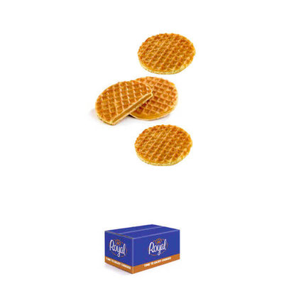 Mini caramel Stroopwafel(koekjes) 150 P/st verpakt