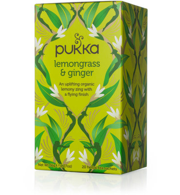 Pukka Lemongrass Ginger Bio (20 Theezakjes)