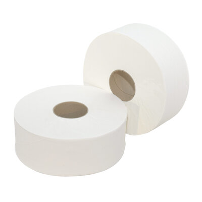 Toiletpapier Maxi  Jumbo Cellulose 2 laags 6 rol